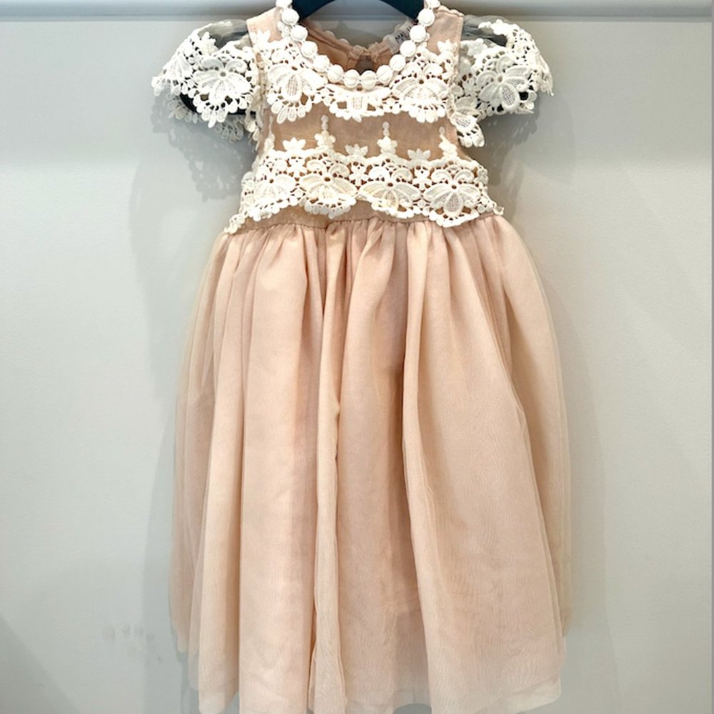 Anthropologie BHLDN Mae Li Rose Kala Flower Girl Dress